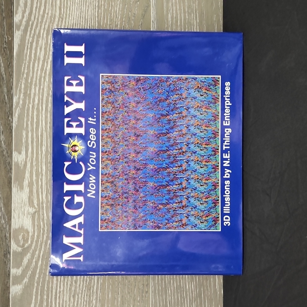 Magic eye now you see it optical illusion book